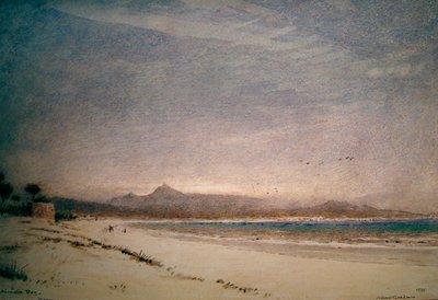 Bucht von Alcudia, Mallorca von Albert Goodwin