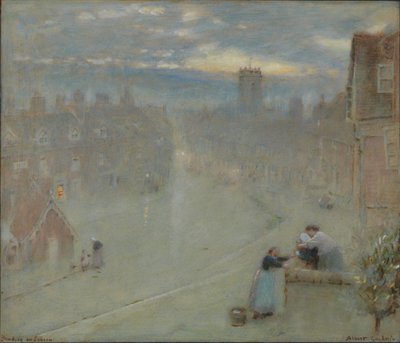 Bewdley am Severn von Albert Goodwin