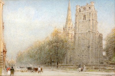 Kathedrale von Chichester von Albert Goodwin