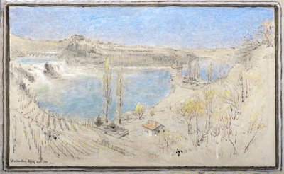 Rheinfall von Albert Goodwin
