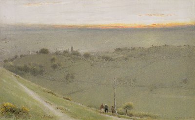 Glastonbury, 1924-25 von Albert Goodwin