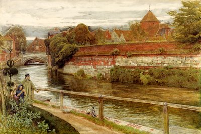 Alte Mauern, Winchester von Albert Goodwin