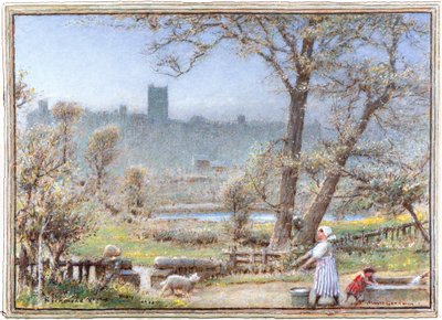 Richmond, Yorkshire von Albert Goodwin
