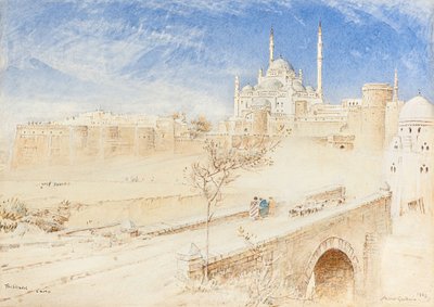 Die Zitadelle, Kairo von Albert Goodwin