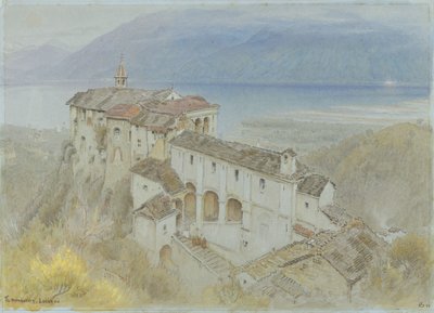 Das Kloster, Locarno von Albert Goodwin