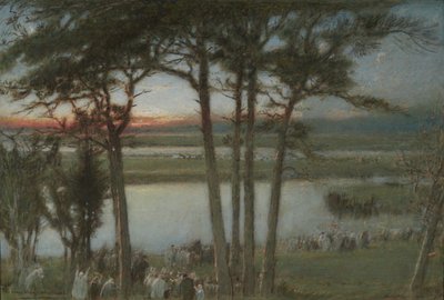 Der Fluss Way, westwärts von Albert Goodwin