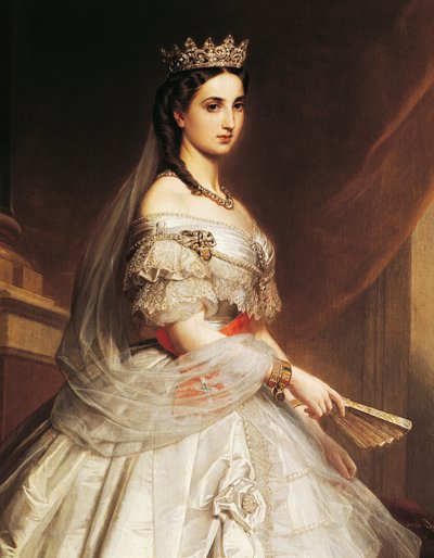 Porträt von Charlotte von Sachsen-Coburg-Gotha (Laeken) von Albert Graefle