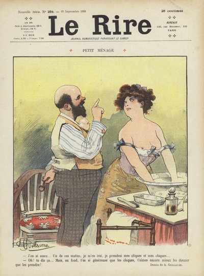 Illustration für Le Rire von Albert Guillaume