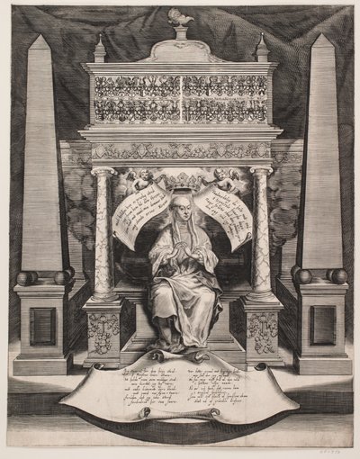 Elisabeth Lunge. Gedenkblatt von Albert Haelwegh