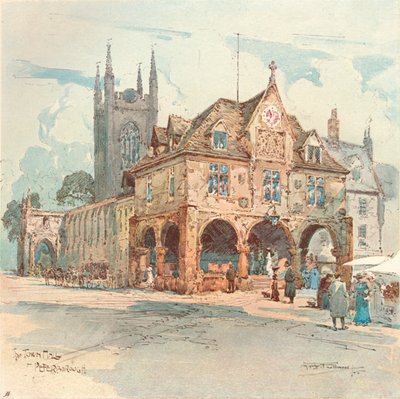 Das Rathaus, Peterborough, ca. 1909 von Albert Henry Fullwood