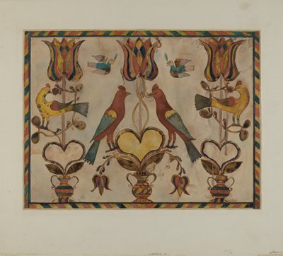 Fraktur, ca. 1937 von Albert J. Levone