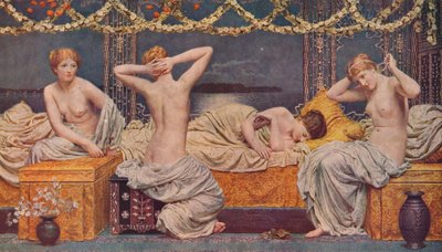 Eine Sommernacht, 1890, 1938 von Albert Joseph Moore