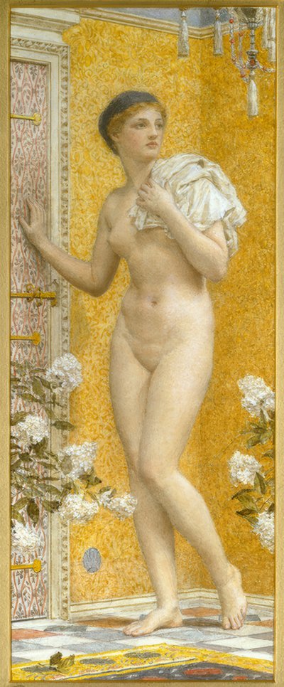 Ein gelbes Zimmer von Albert Joseph Moore