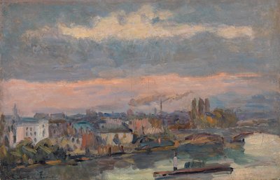 An der Seine (Rouen) von Albert Lebourg