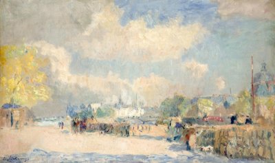 Quai du Louvre von Albert Lebourg