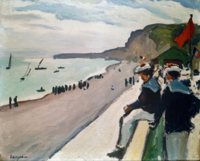 Am Strand von Fécamp von Albert Marquet