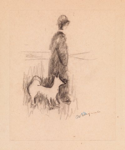 Figur und Hund von Albert Marquet