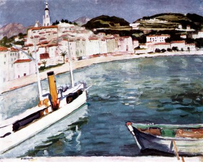 Hafen von Menton, 1905 von Albert Marquet
