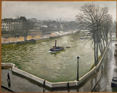 Die Seine in Paris von Albert Marquet