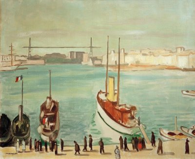 Der Hafen von Marseille von Albert Marquet