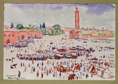 Marrakesch von Albert Marquet