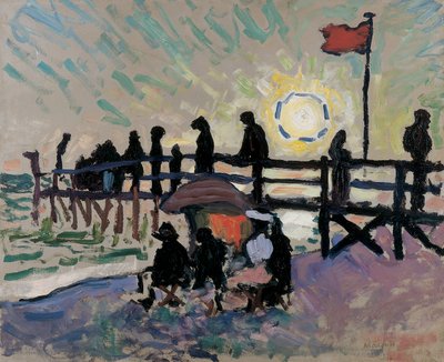 Die Fußgängerbrücke in Sainte-Adresse von Albert Marquet