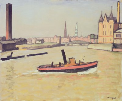 Der Hafen von Hamburg von Albert Marquet