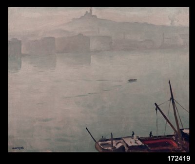 Der Hafen von Marseille von Albert Marquet