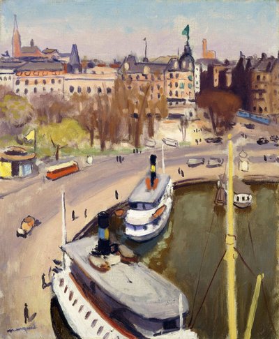 Der Hafen von Stockholm von Albert Marquet