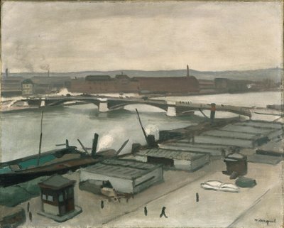 Die Kais am Rouen von Albert Marquet