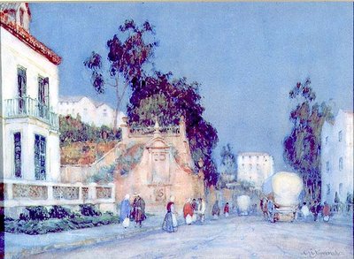 Früher Abend in einer spanischen Stadt von Albert Moulton Foweraker