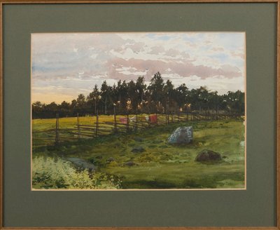 Sommerabend, 1893 von Albert Nikolaevich Benois