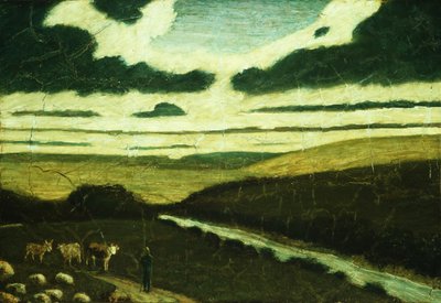 Landschaft, 1897-98 von Albert Pinkham Ryder