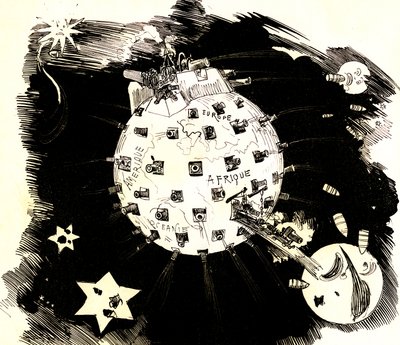 Planet Erde im Krieg von Albert Robida