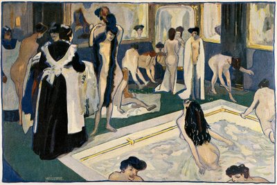 Badezimmer in Paris von Albert Weisgerber