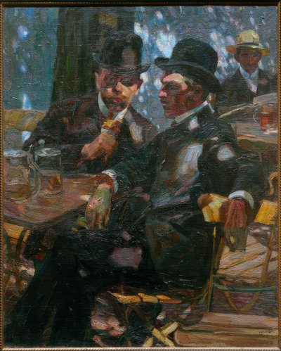 Im Biergarten von Albert Weisgerber