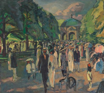 Im Münchner Hofgarten von Albert Weisgerber