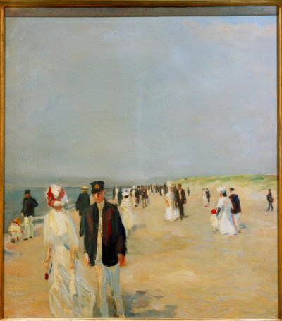Strand auf Norderney von Albert Weisgerber