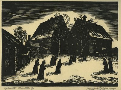 Ephrata-Kloster von Albert Winslow Barker