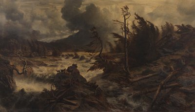 Gewittersturm im Hochgebirge von Albert Zimmermann