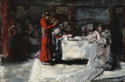 Die Auferweckung des Jairi Töchterlein von Albert von Keller