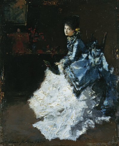 Die Schauspielerin Mimi Cramer von Albert von Keller