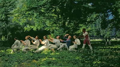 Soldaten kämmen ihr Haar, 1882 von Alberto Maso Gilli