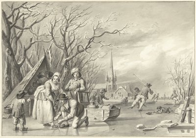 Eisvergnügen von Albertus Jacobus Besters