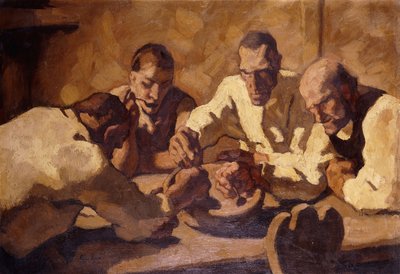 Das Mahl von Albin Egger Lienz
