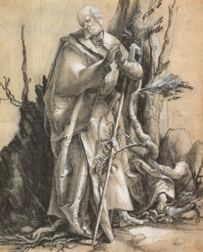 Bärtiger Heiliger im Wald, ca. 1516 von Albrecht Dürer