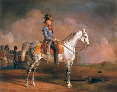 Reiterporträt von Josef Radetzky von Albrecht Adam