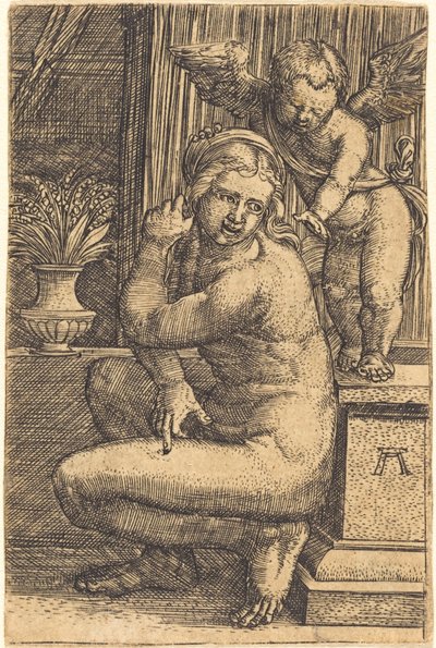 Kauernde Venus von Albrecht Altdorfer