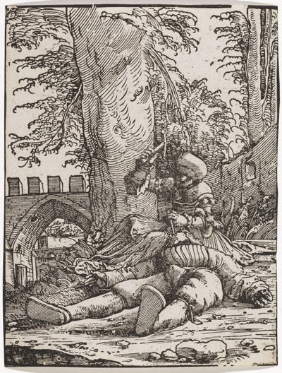 Jael tötet Sisera, ca. 1523 von Albrecht Altdorfer