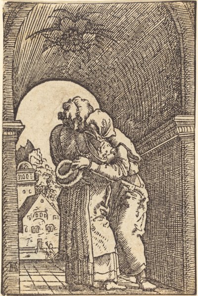 Joachim umarmt Anna von Albrecht Altdorfer